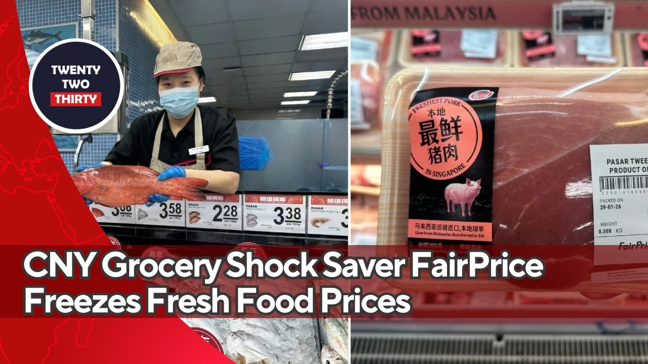 Программа экономии на продуктах питания в период Китайского Нового года: FairPrice замораживает ц...