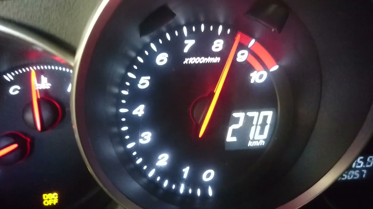 Top speed Mazda Rx8