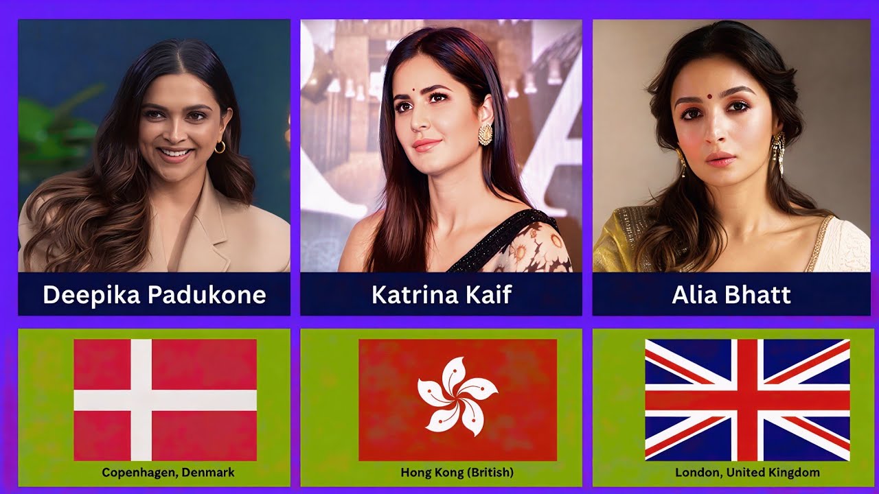 200+ Famous Bollywood Actresses: Original Country & Birthplace (Complete List)