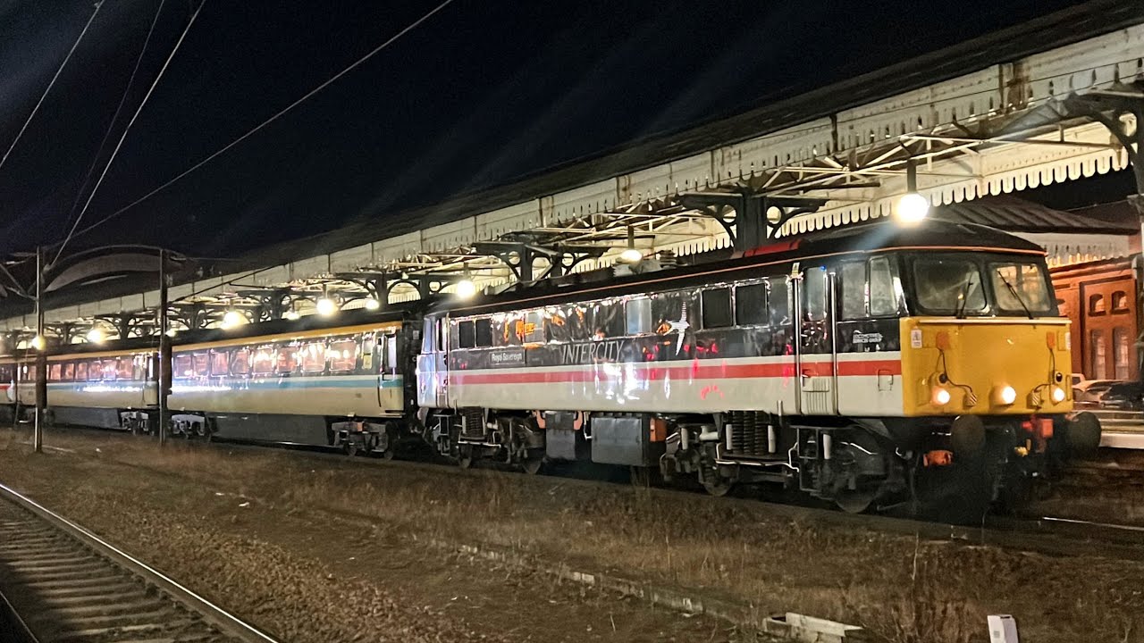 87002 ‘Royal Sovereign’ at York, hauling ‘The Capital’s Scot’ InterCity Charter - 10/01/2025