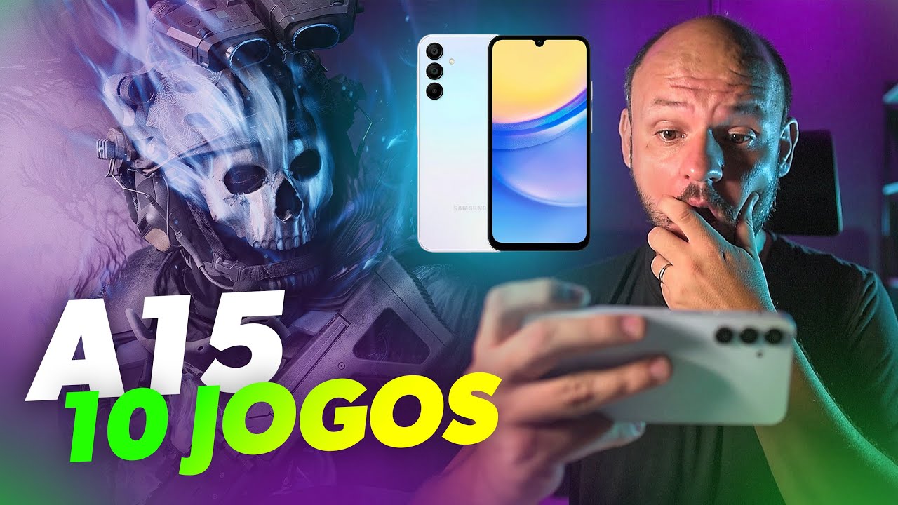 SAMSUNG GALAXY A15 5G é bom para jogos pesados?