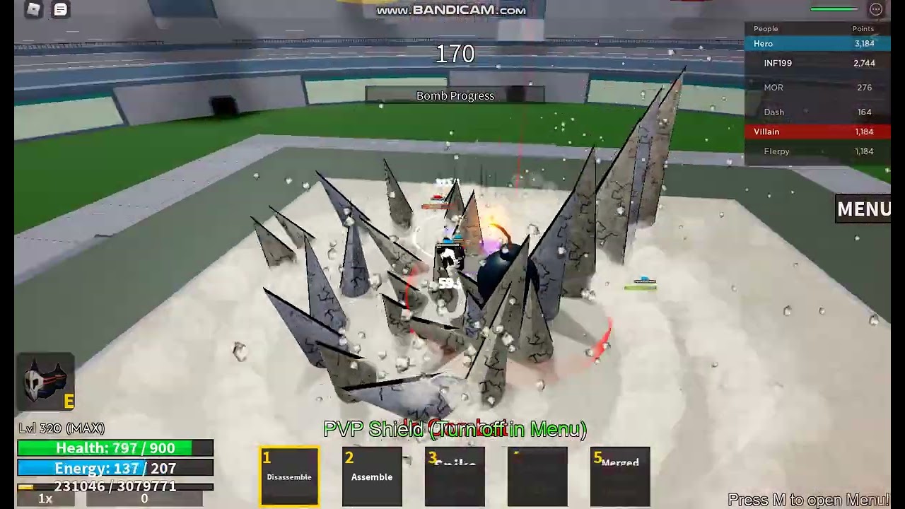 PvP Glitch |My Hero Mania