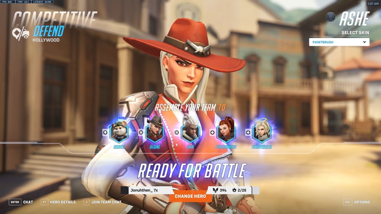 24K DMG! 50 KILLS! GALE ASHE OVERWATCH 2 SEASON 9 TOP 500 GAMEPLAY TOP 500