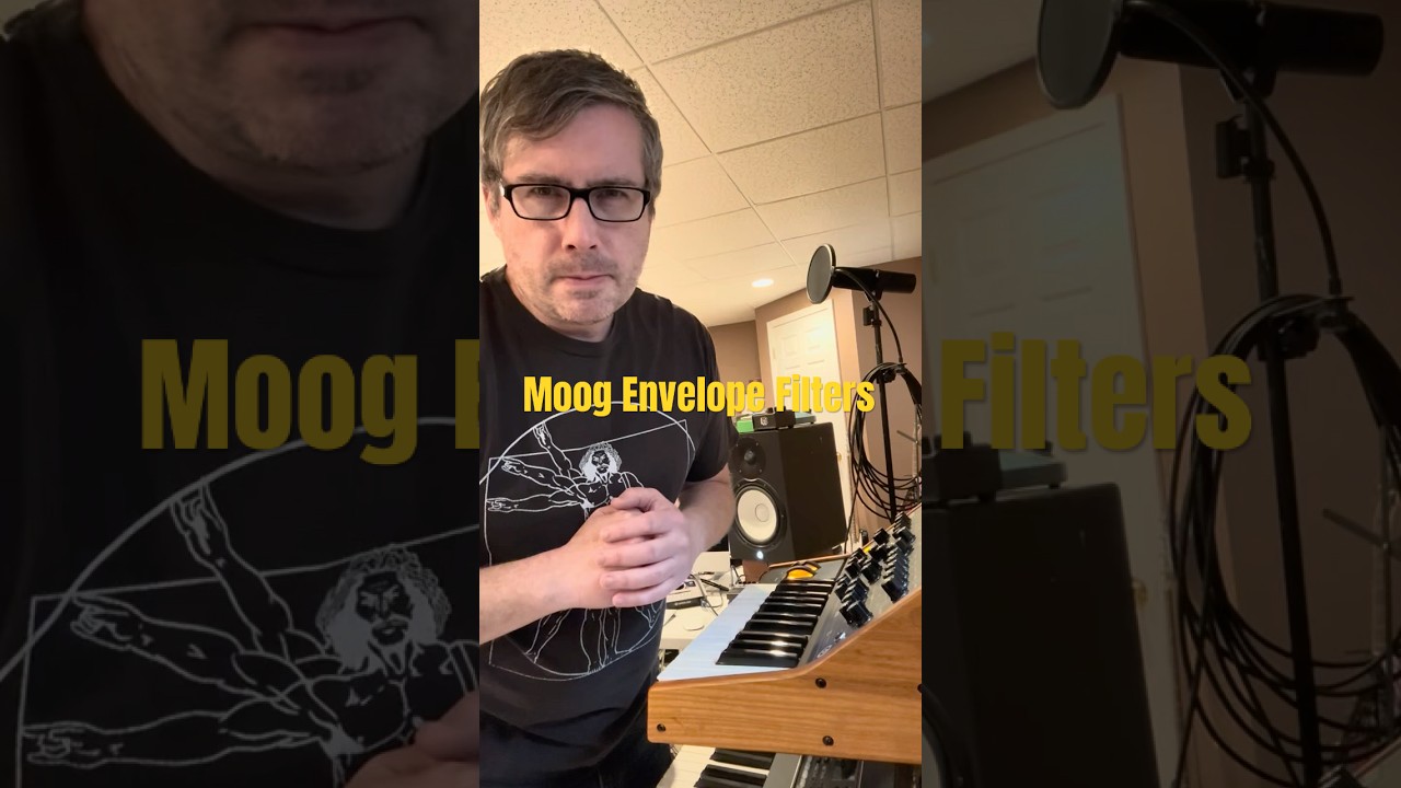 How the envelope filters work on a Moog Subsequent 25 
