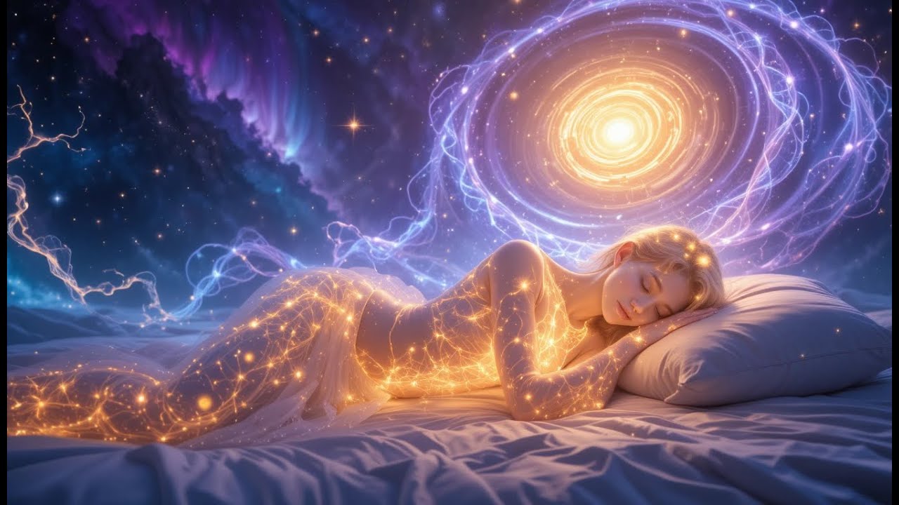 528Hz Aura Field Renewal Overnight | Heal Old Negative Energies From Yourself & Your Home