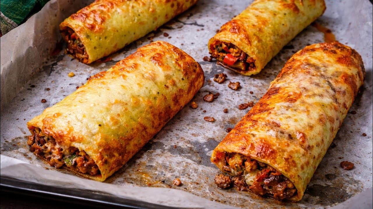 Картофельные рулетики с мясом в духовке! Невероятно вкусный ужин из фарша и овощей
