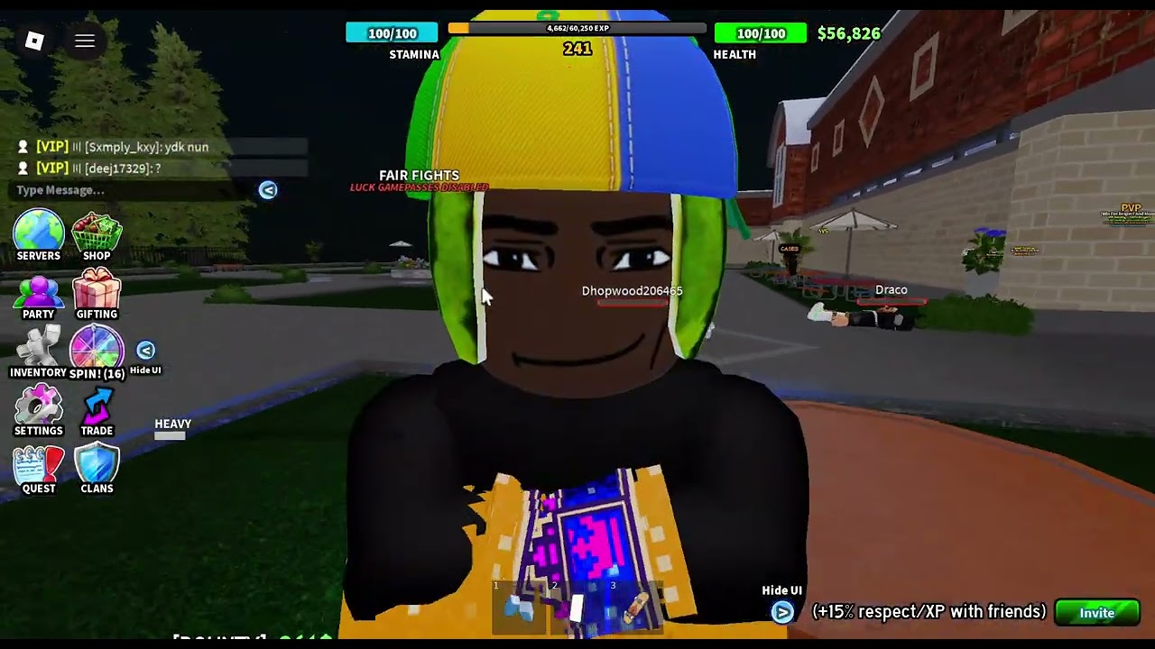 TROLLING AROUND IN ROBLOX FIGHT IN  A SCHOOL