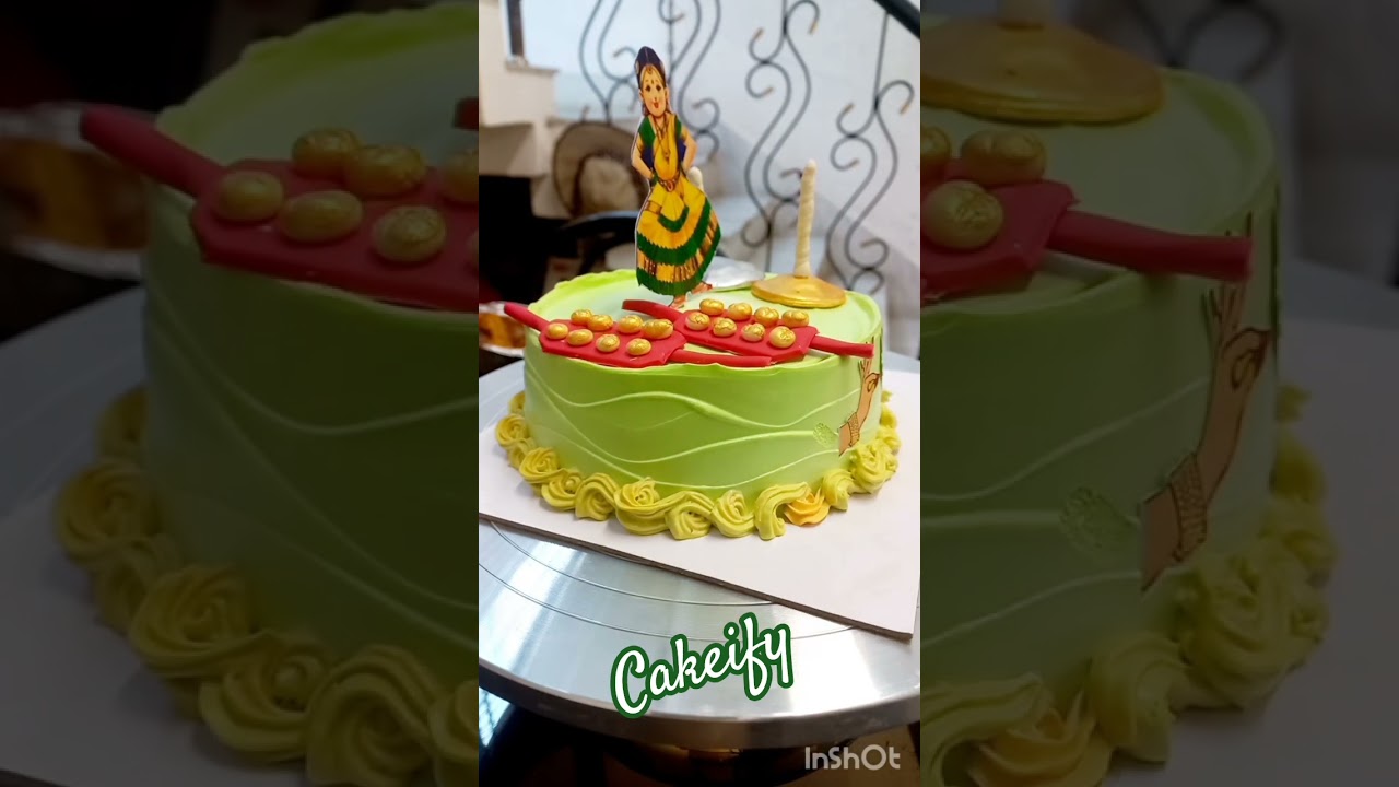 Dance Theme Cake|| Semi Fondant Work|| 