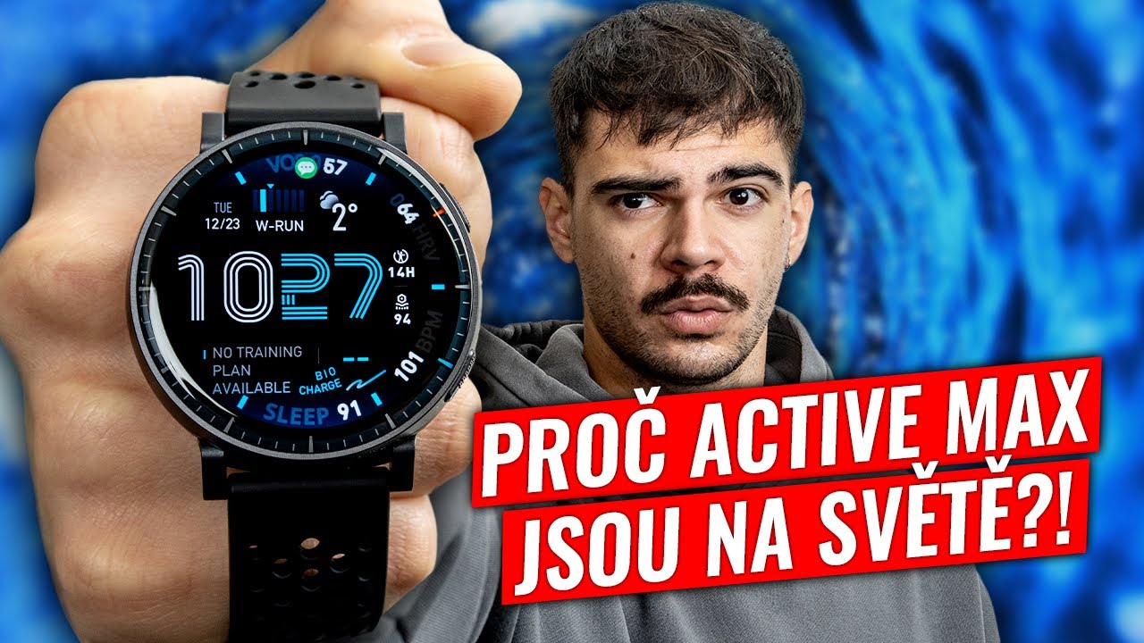 Amazfit Active Max recenze – Prý, že na velikosti nezáleží