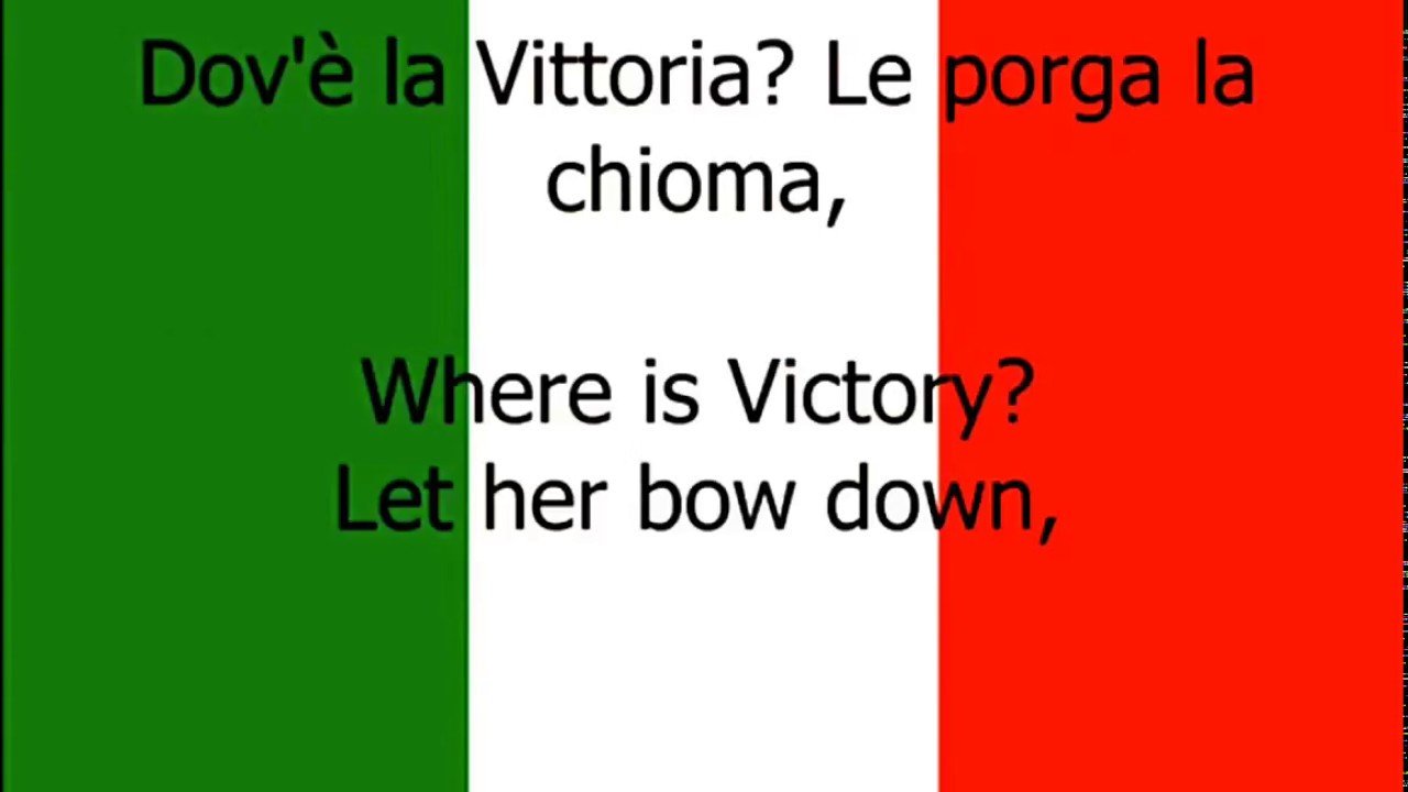 Il Canto degli Italiani - National Anthem of Italy (English/Italian lyrics)