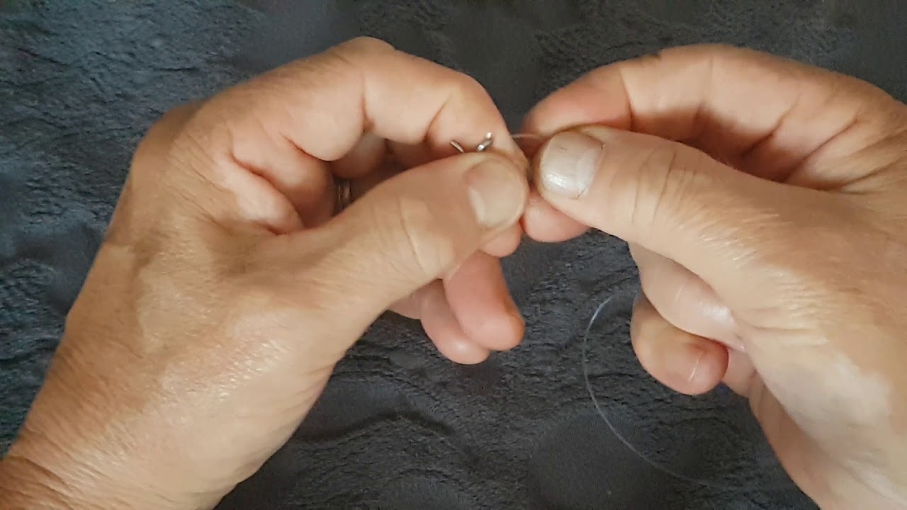 How to tie a running ledger up and over rig