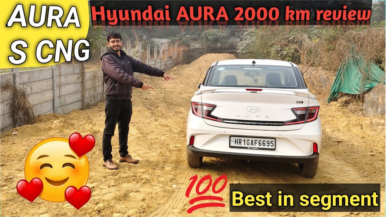 Hyundai Aura 2000 km review 🥰 | Aura car review