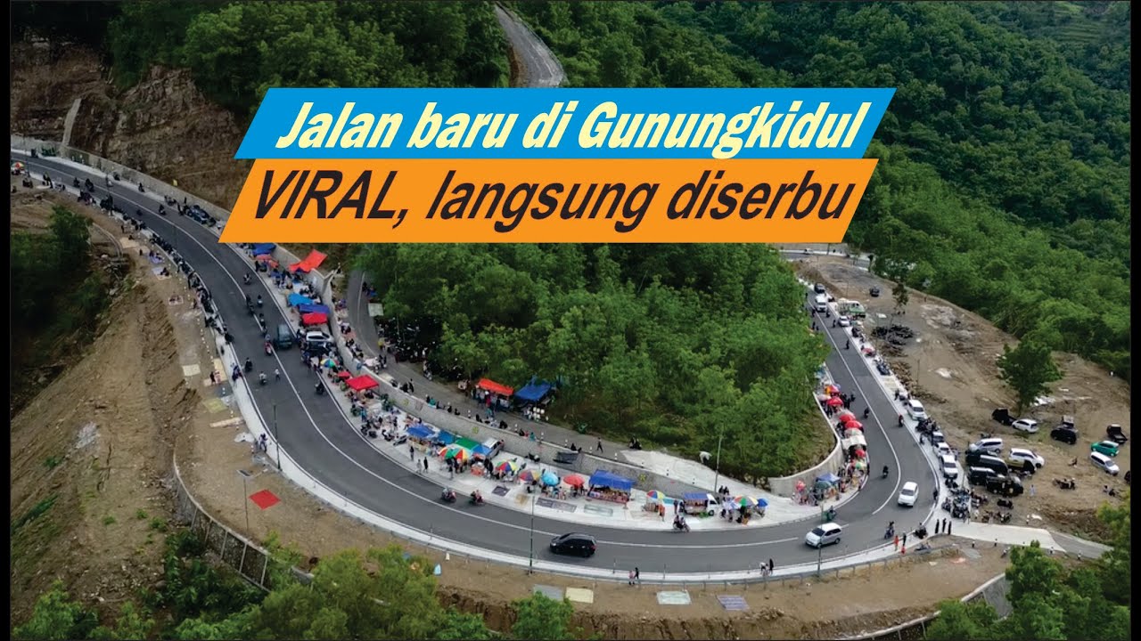 Baru Dibuka Langsung Viral , Jalan Baru Clongop Gunungkidul diserbu masyarakat ‼️Halo Jogja ‼️