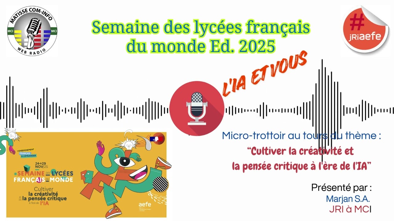 L'IA et VOUS  SLFM