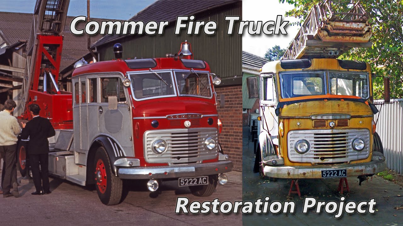 Commer Magirus Fire Truck Turntable Ladder Restoration Project