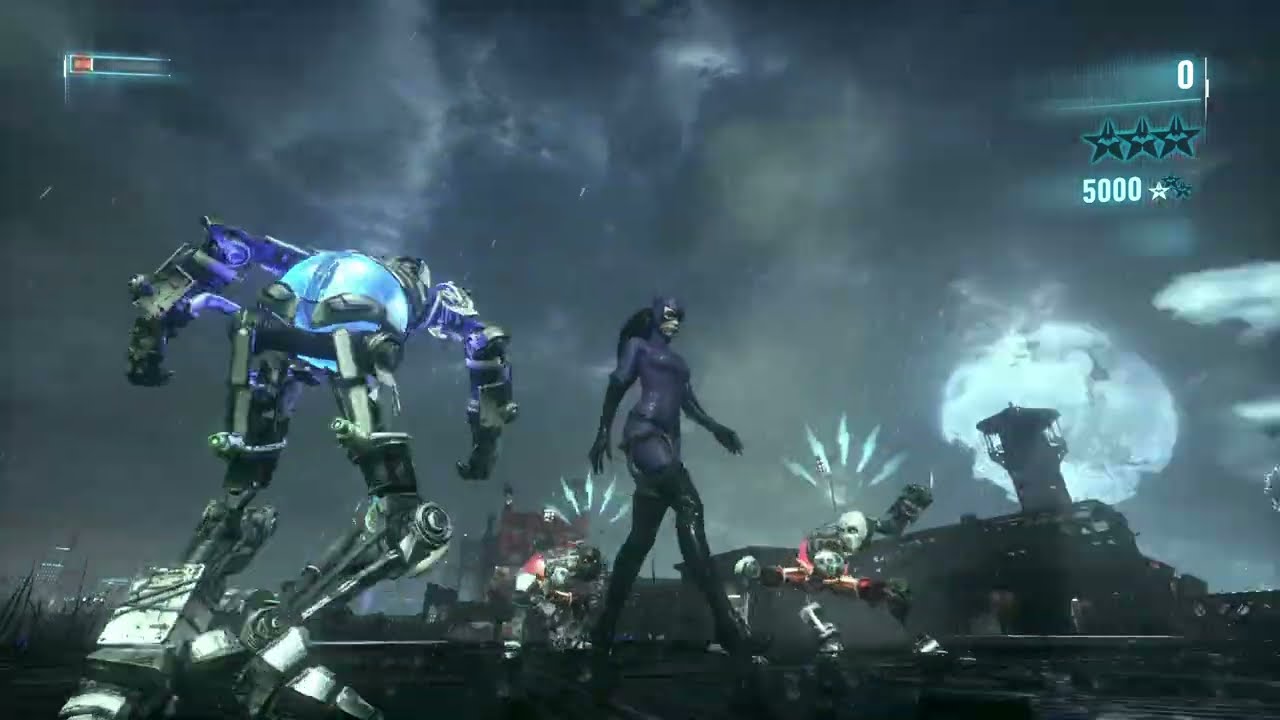 Catwoman Taking Damage - Batman: Arkham Knight