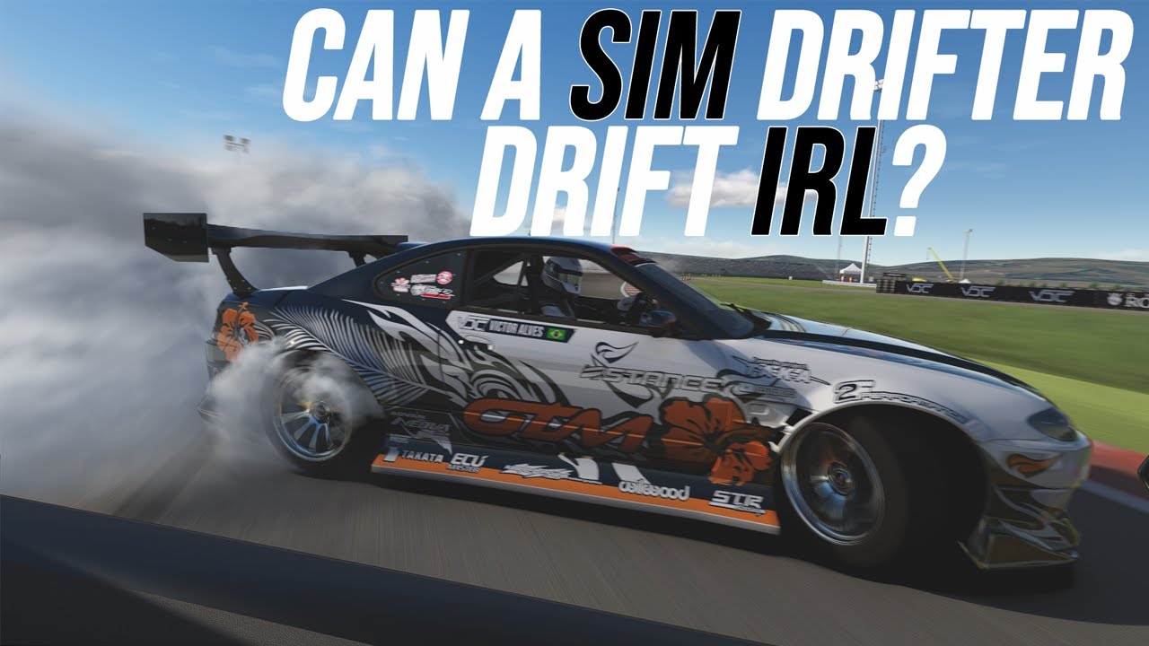 Can a SIM Drifter DRIFT IRL? | Drifting IRL for first time! [Victor Alves]