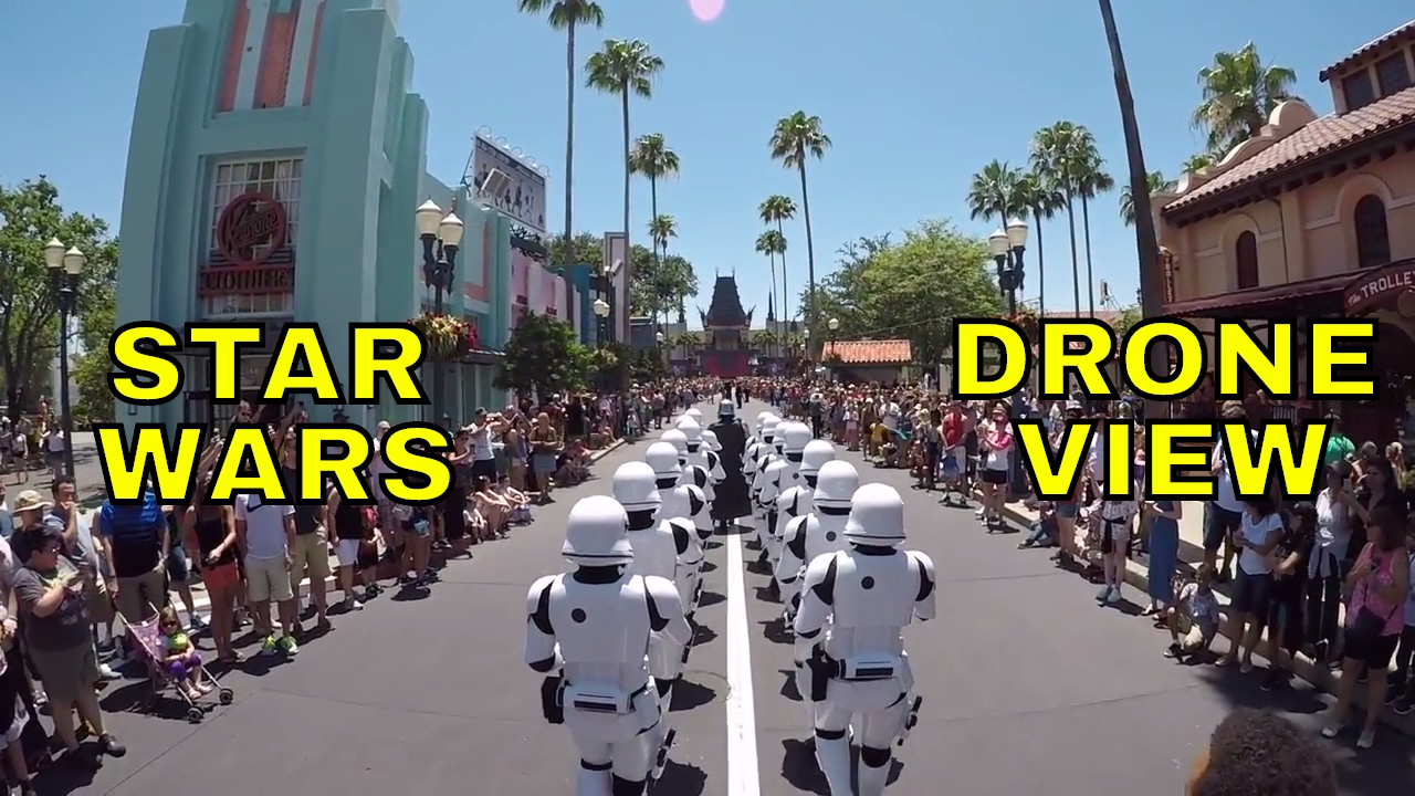 March of the First Order up Close and Personal with Star Wars Captain Phasma