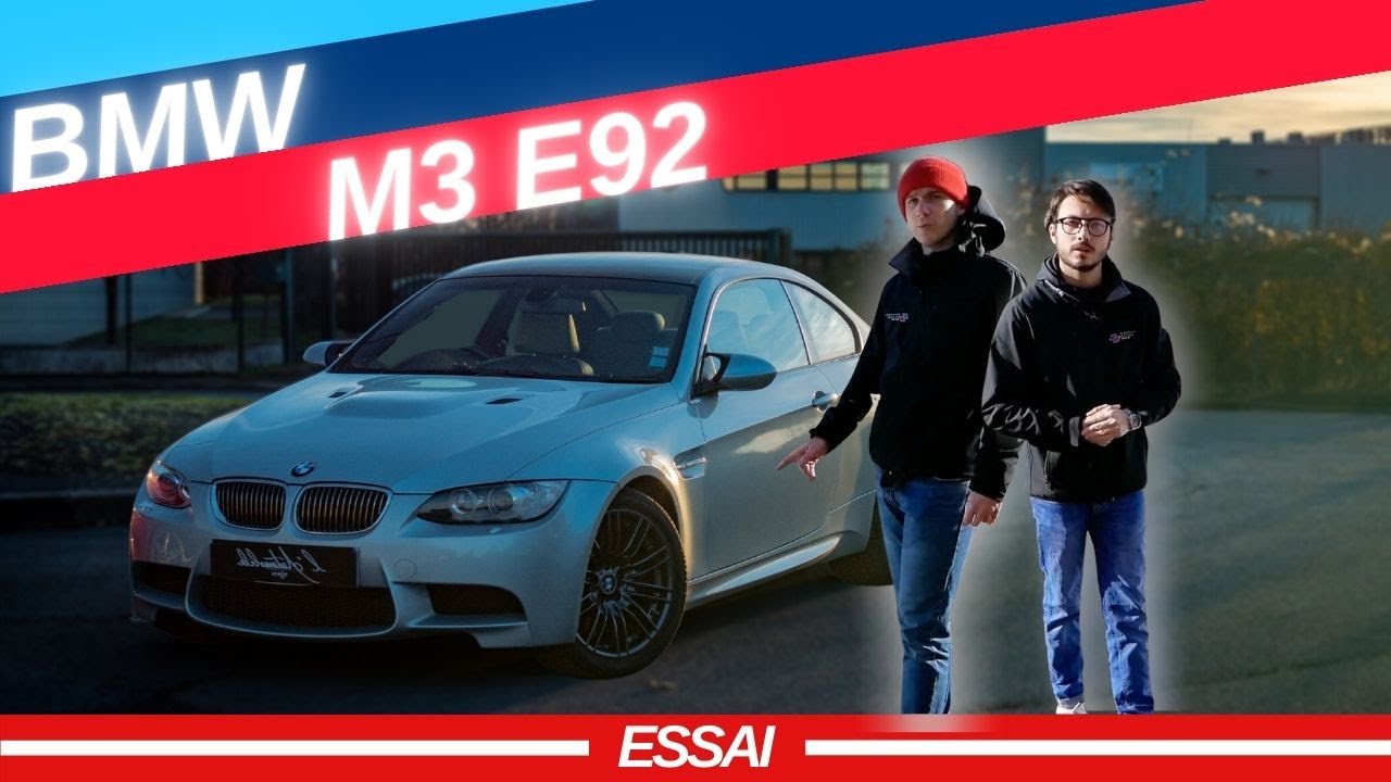 ESSAI BMW M3 E92: boite MANUELLE et 100% d'ORIGINE