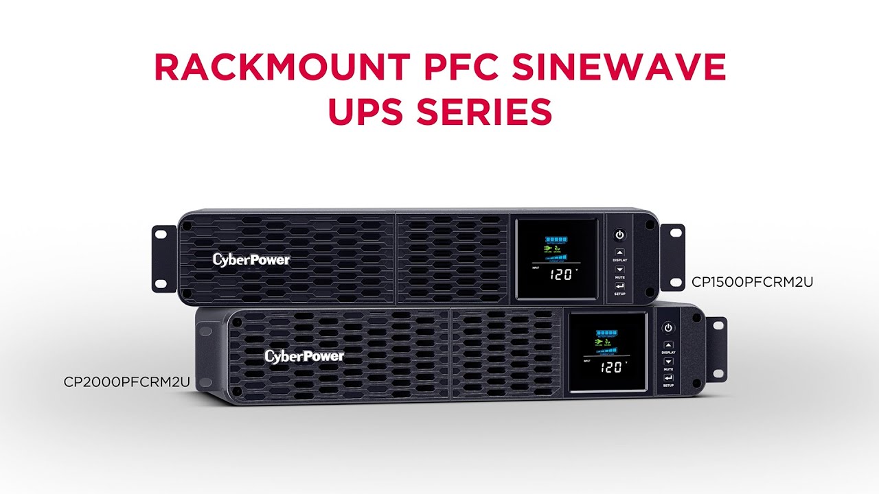 CyberPower Short-Depth Rackmount PFC Sinewave UPS Series