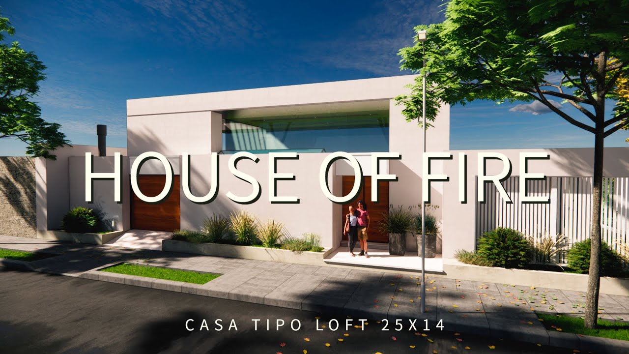 CASA tipo LOFT de 25x14, 2 habitaciones y un LIVING  para SO&Ntilde;AR