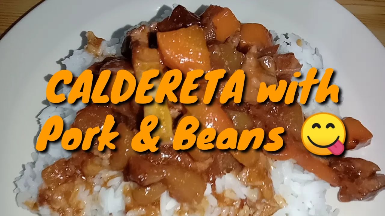 HOW TO COOK CALDERETA WITH PORK & BEANS #SMALLYOUTUBER #COOKINGIDEAS #PORKCALDERETA #PAANOLUTUIN
