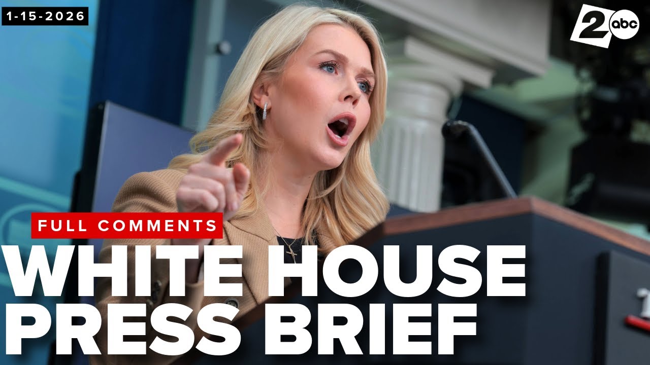 Press Secretary Leavitt holds White House Press Briefing, clashes with reporter over ICE question