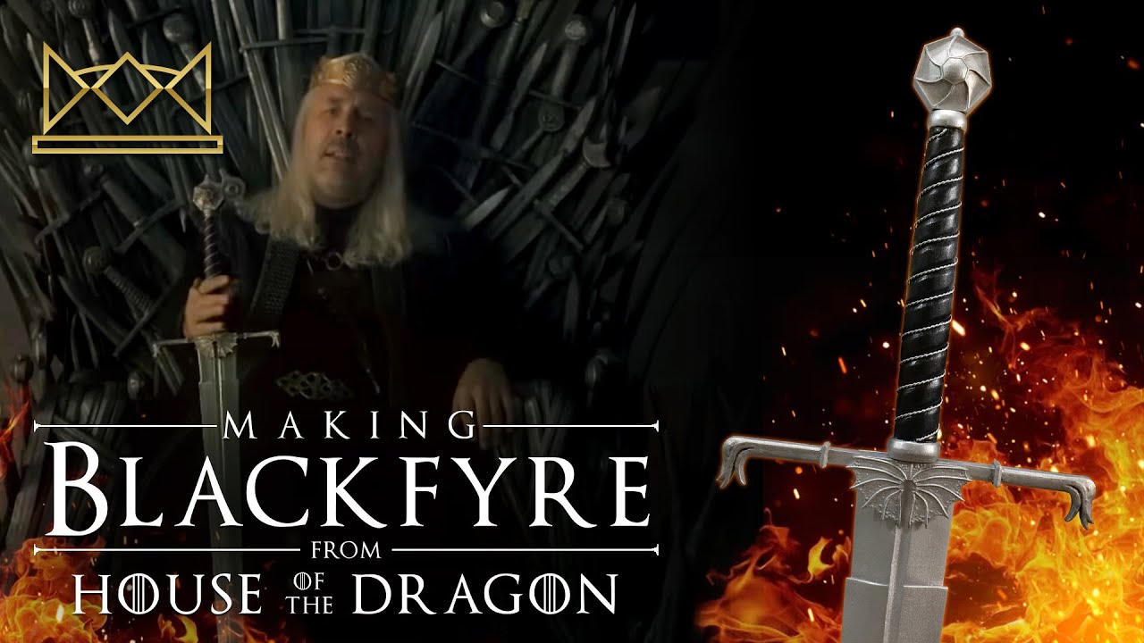 Making BLACKFYRE from House of the Dragon! King Viserys Targaryen's Sword