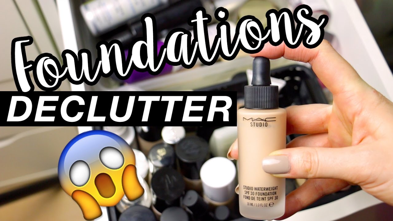MAKEUP DECLUTTER | Foundation, Concealer & Primers