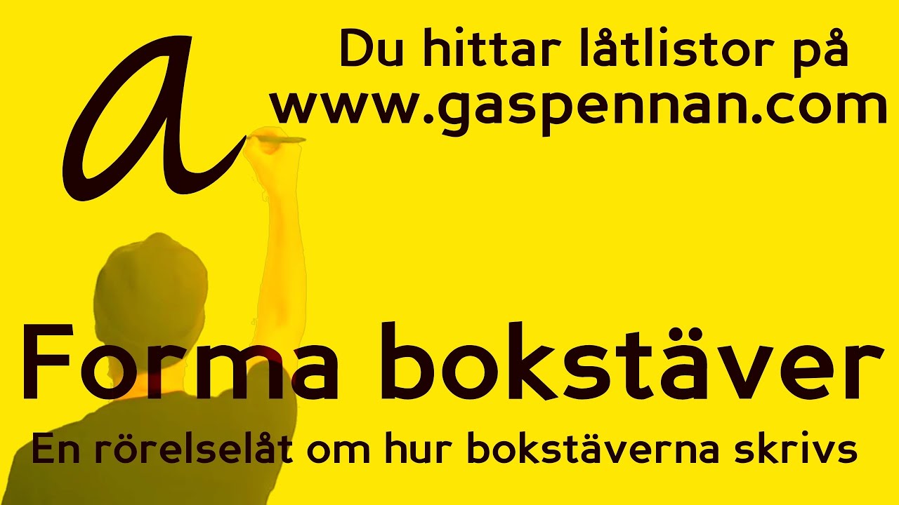 Forma bokst&auml;ver
