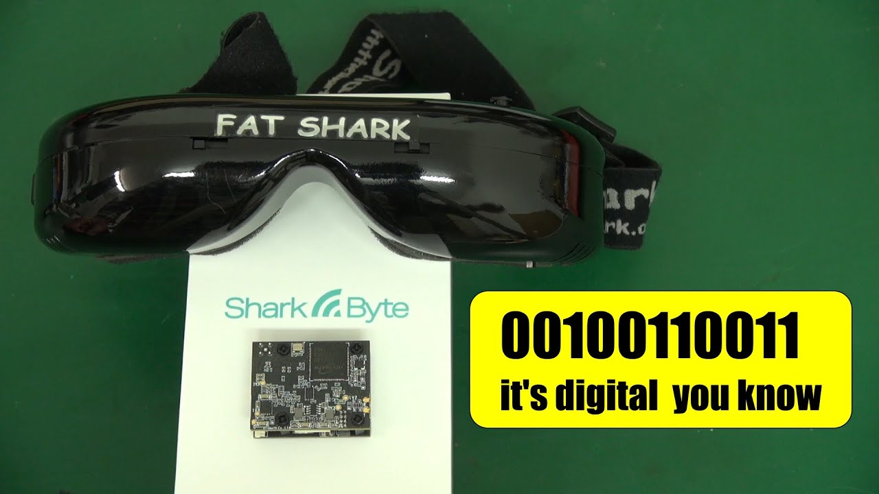 Fat Shark Shark Byte digital FPV on the bench