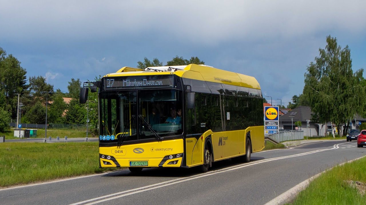 [Linia 9] Katowice Sądowa - Ochojec Szpital (okrężna) - (Solaris Urbino 12 IV electric #0415)