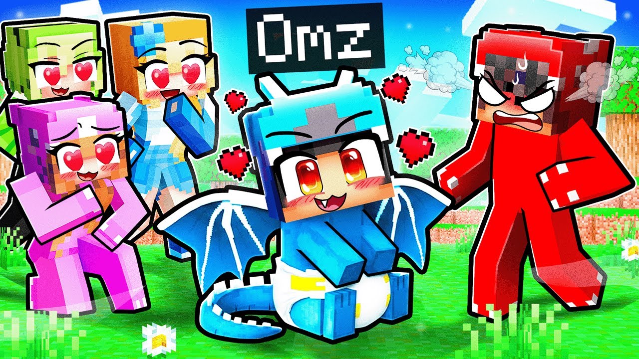 I Pretended to be a BABY DRAGON on an OP One Chunk!