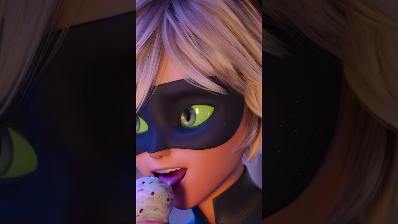 Que flerte &eacute; esse, Cat Noir? 🐞 #ladybug #miraculous
