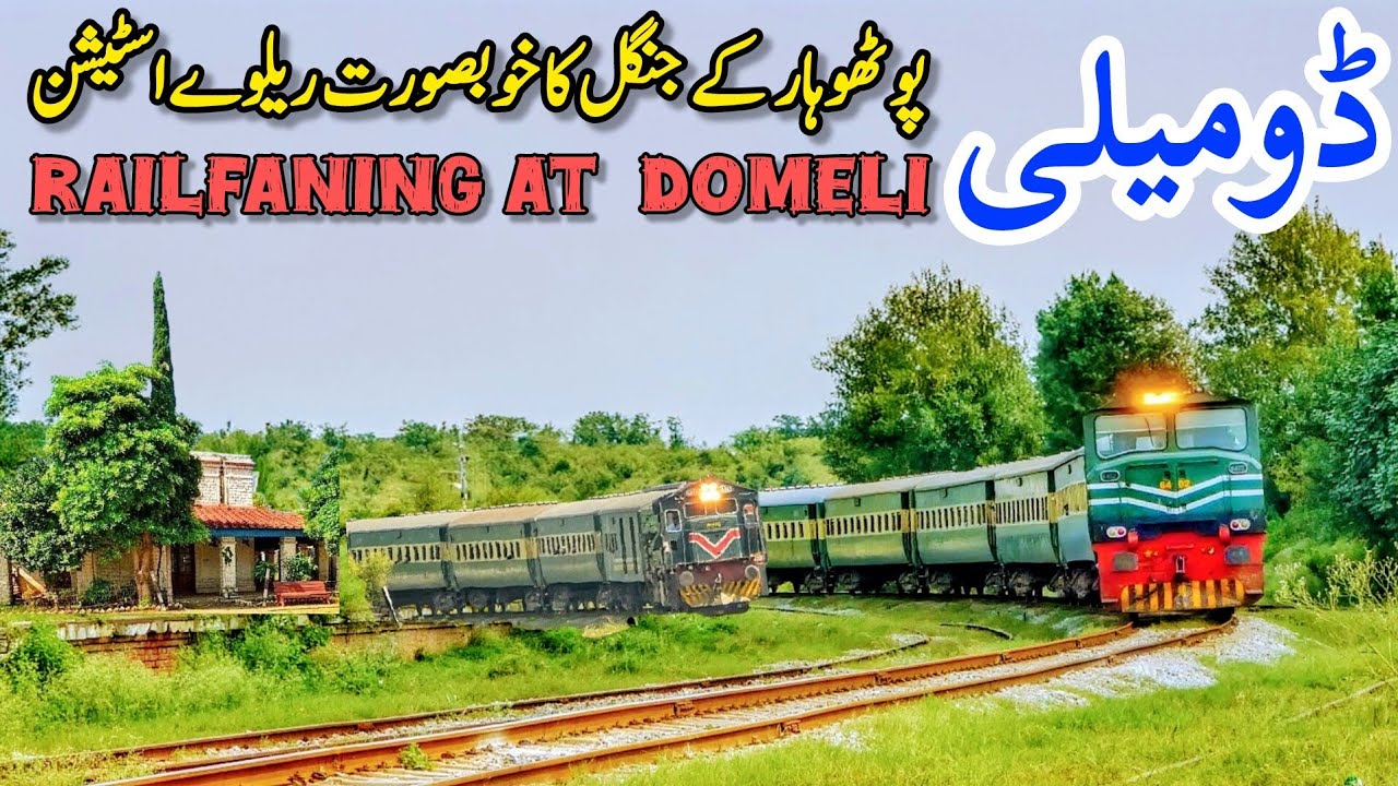 Exploring The Beauty of Domeli Railway Station | Unique Train Actions | Railfaning & Trainspotting 