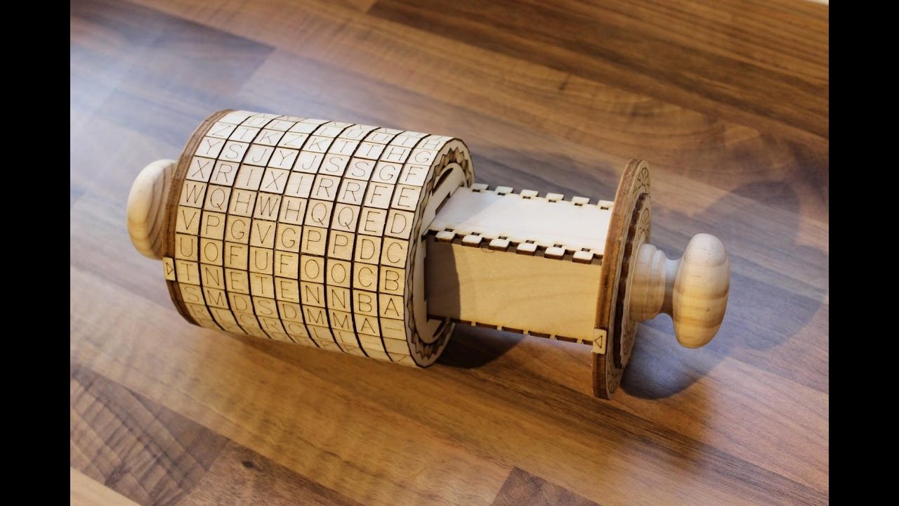 Laser Cut Cryptex Combination lock