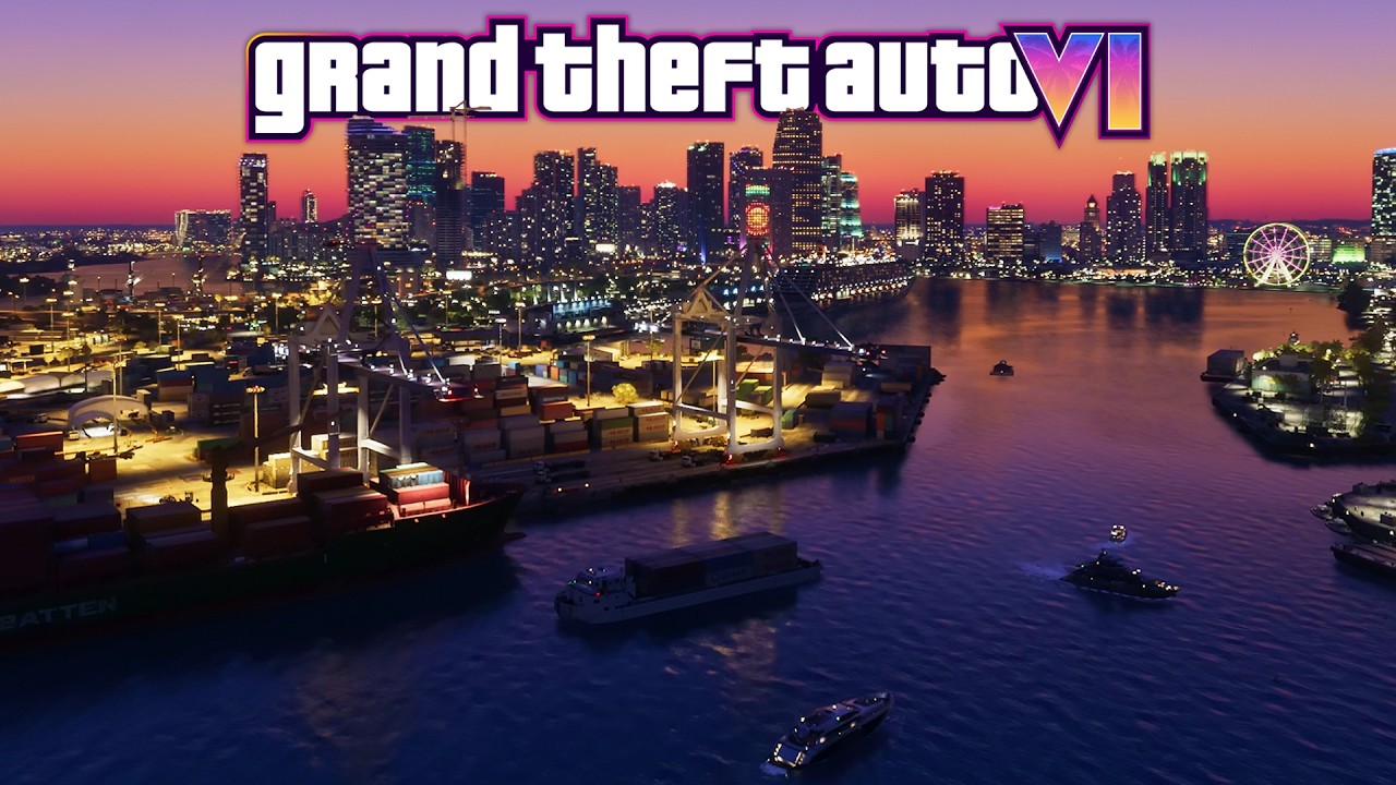 Новый взгляд на геймплей Vice City в GTA 6!