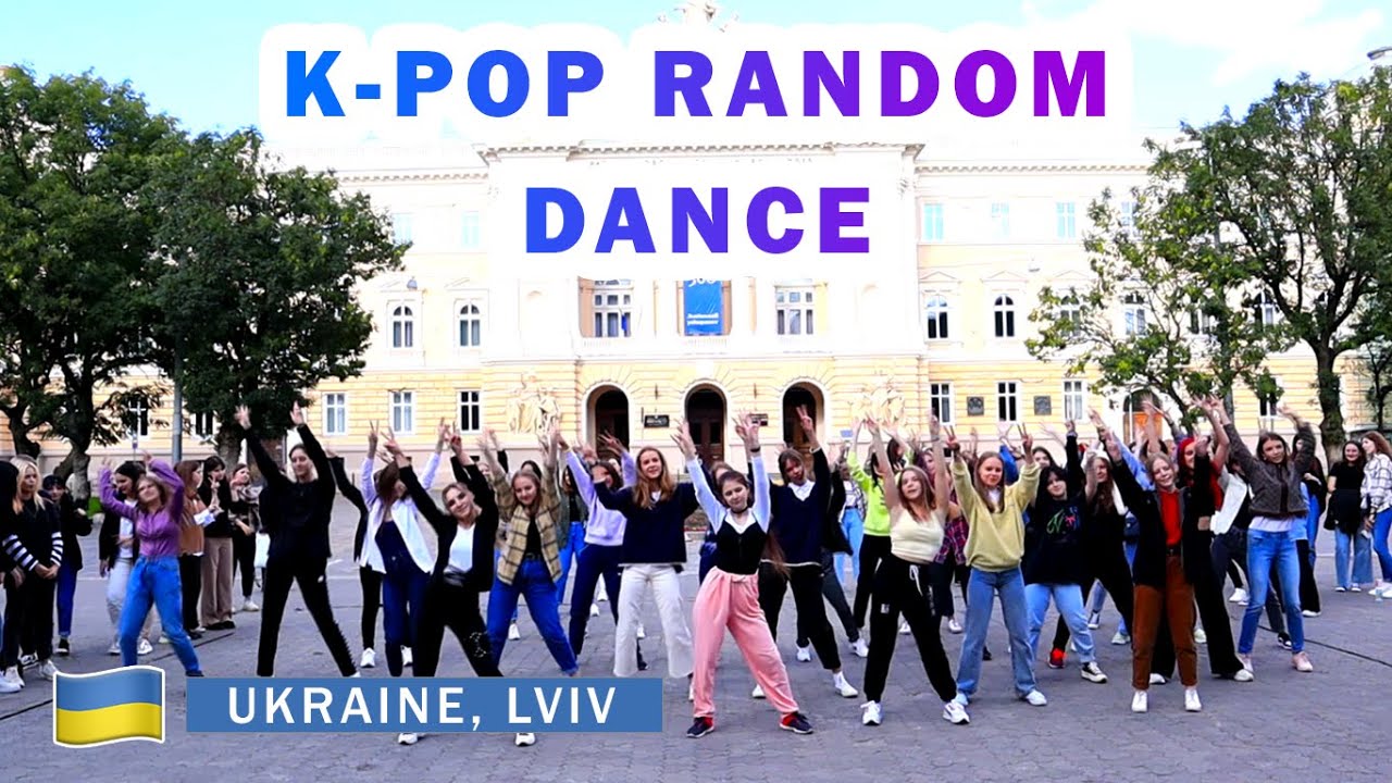 BTS & K-POP (50/50) RANDOM PLAY DANCE IN PUBLIC (Ukraine, Lviv)