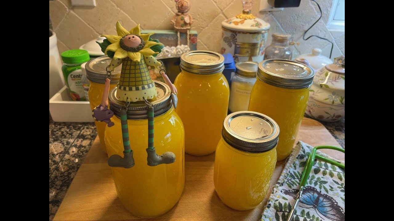 CANNING FRESH SQUEEZED ORANGE JUICE!!!!