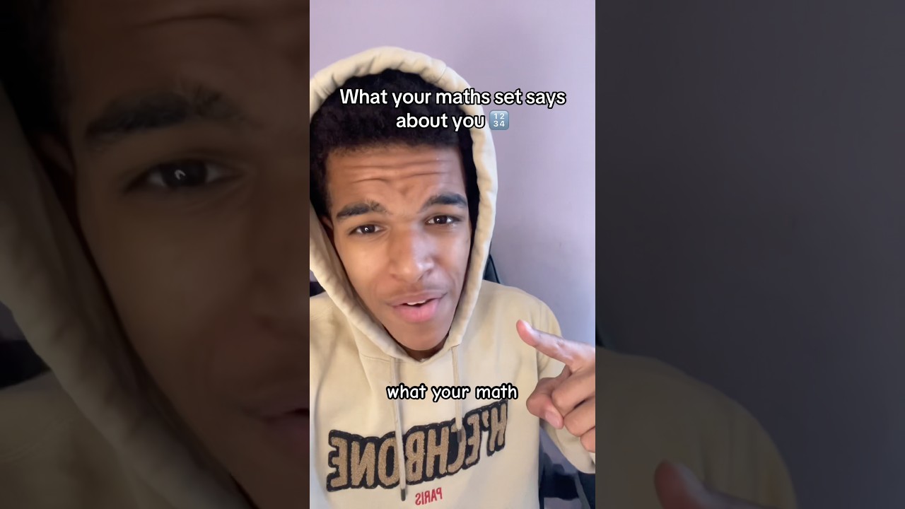What Your Maths Set Says About You 🔢 #relatable #maths #uk #shorts