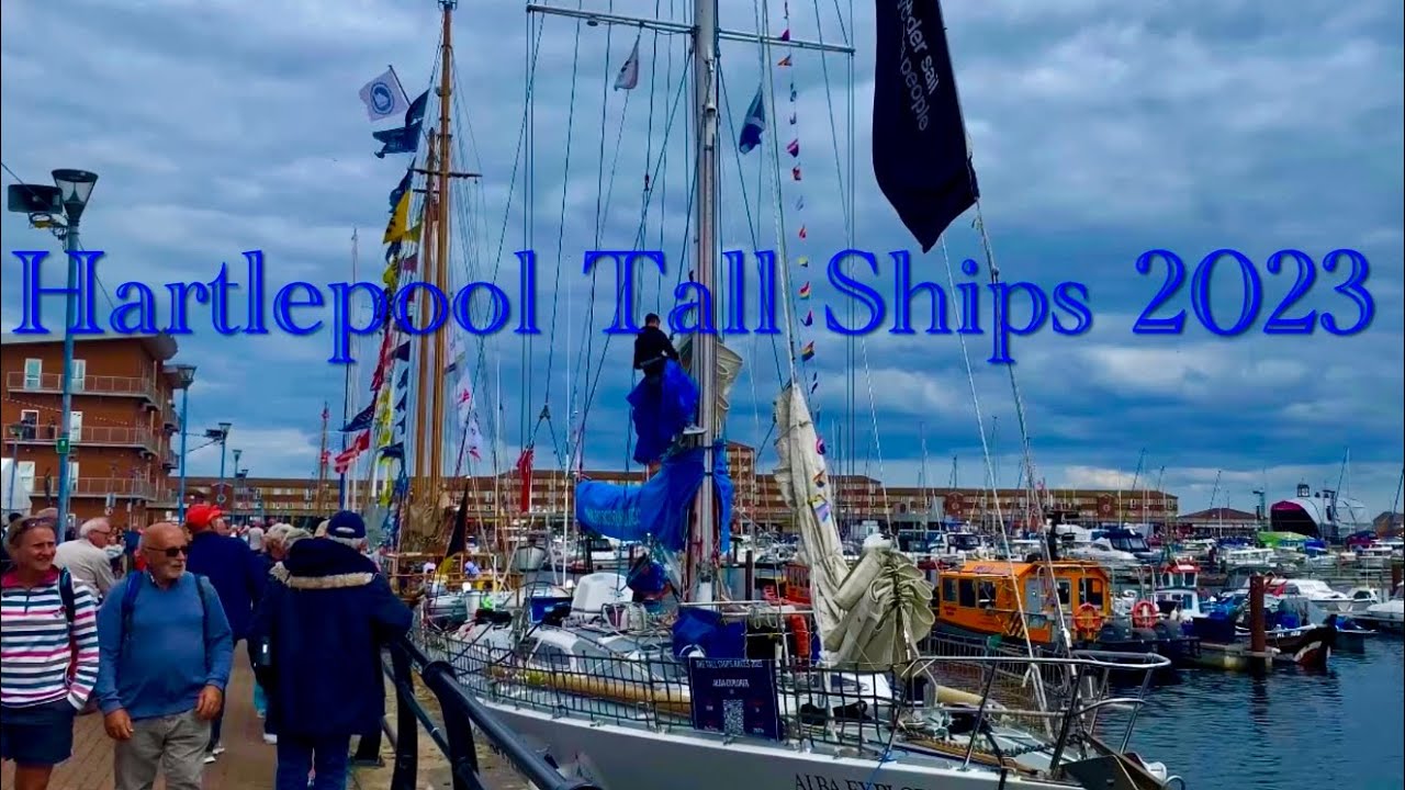 Hartlepool Tall Ships 2023⛵️- Hartlepool marina 4k Virtual Walk