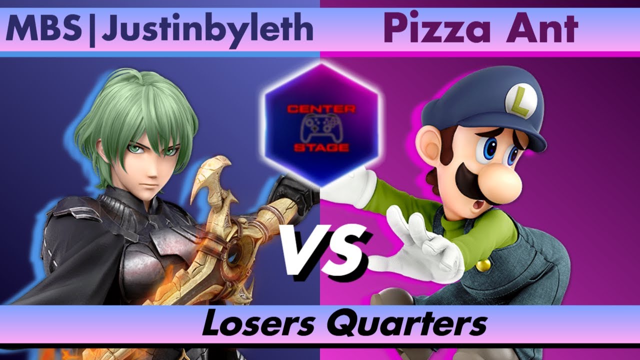 Center Stage #116 - MBS Justinbyleth (Byleth) vs Pizza Ant (Luigi) - Super Smash Bros Ultimate SSBU