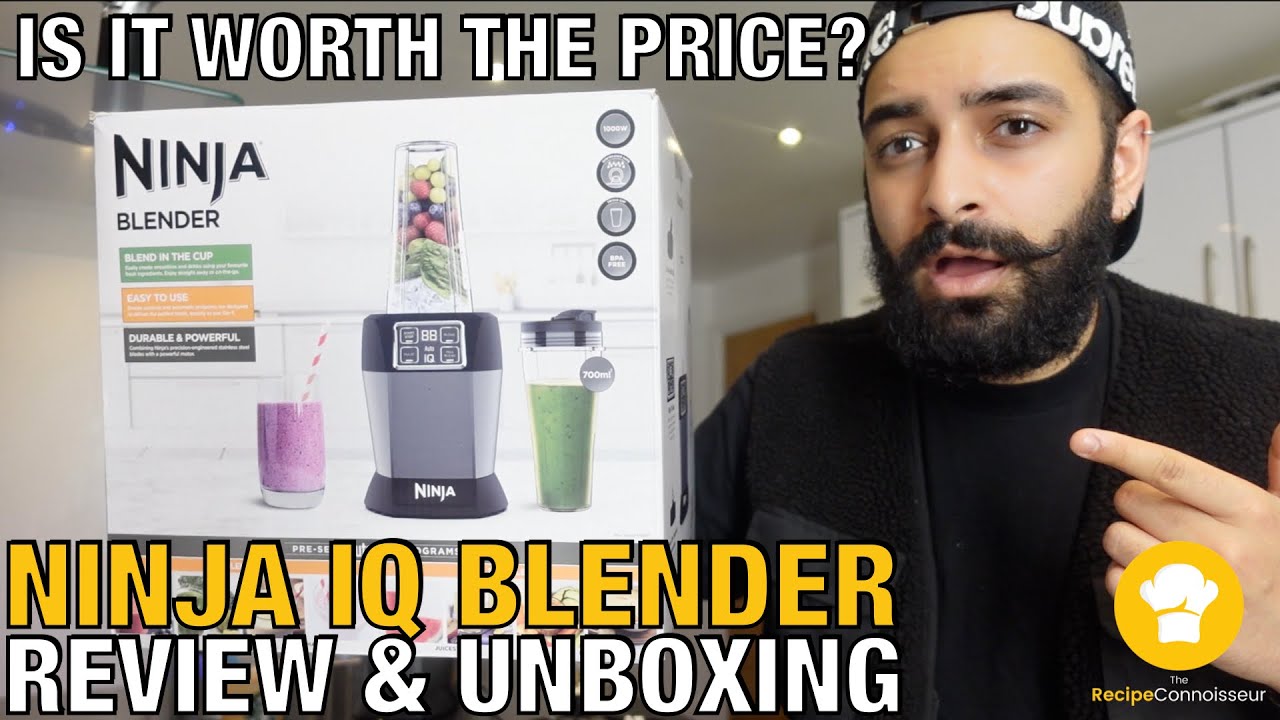 NINJA IQ BLENDER REVIEW & UNBOXING | Better than the nutribullet? | TheRecipeConnoisseur