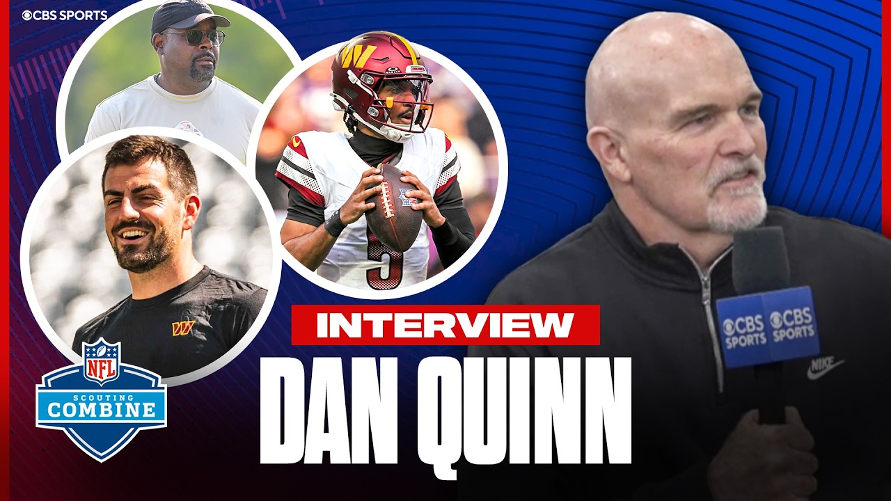 Dan Quinn shares Jayden Daniels' mentality entering Year 3, talks new coordinators on both sides