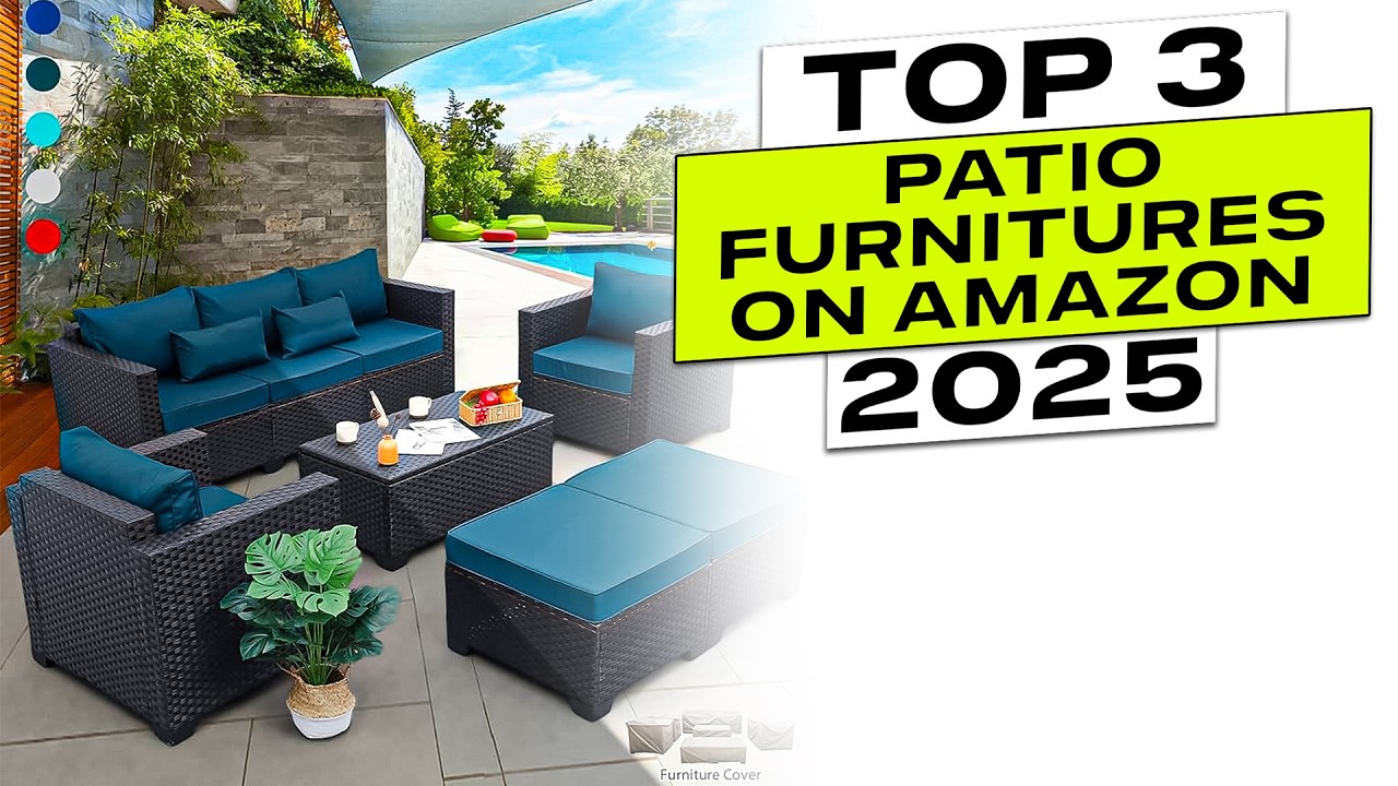 Top 3 BEST Patio Furniture on Amazon
