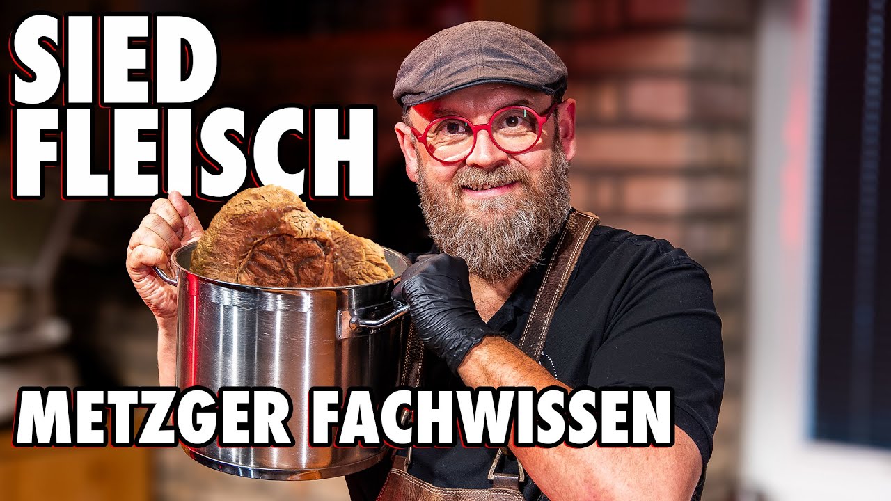 Siedfleisch zubereiten 🥩 Metzger bereitet Suppenfleisch zu und erklärt alle möglichen Fleischstücke