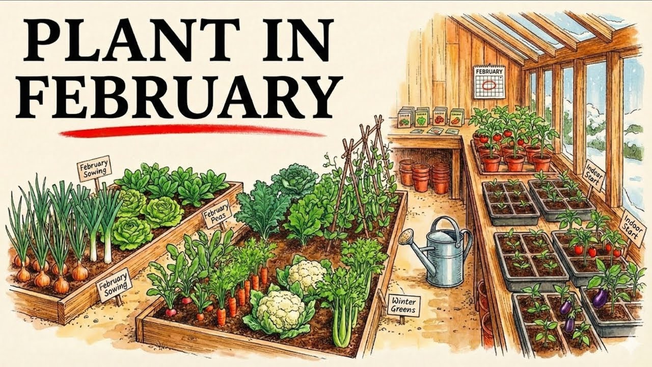 12 Crops You Must Plant in February to Feed Your Family for a Year