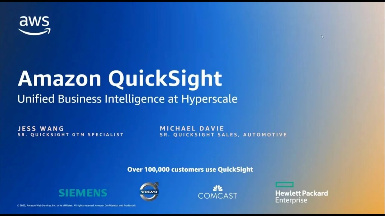 QuickSight Art of the Possible + Live Demo of Key Capabilities