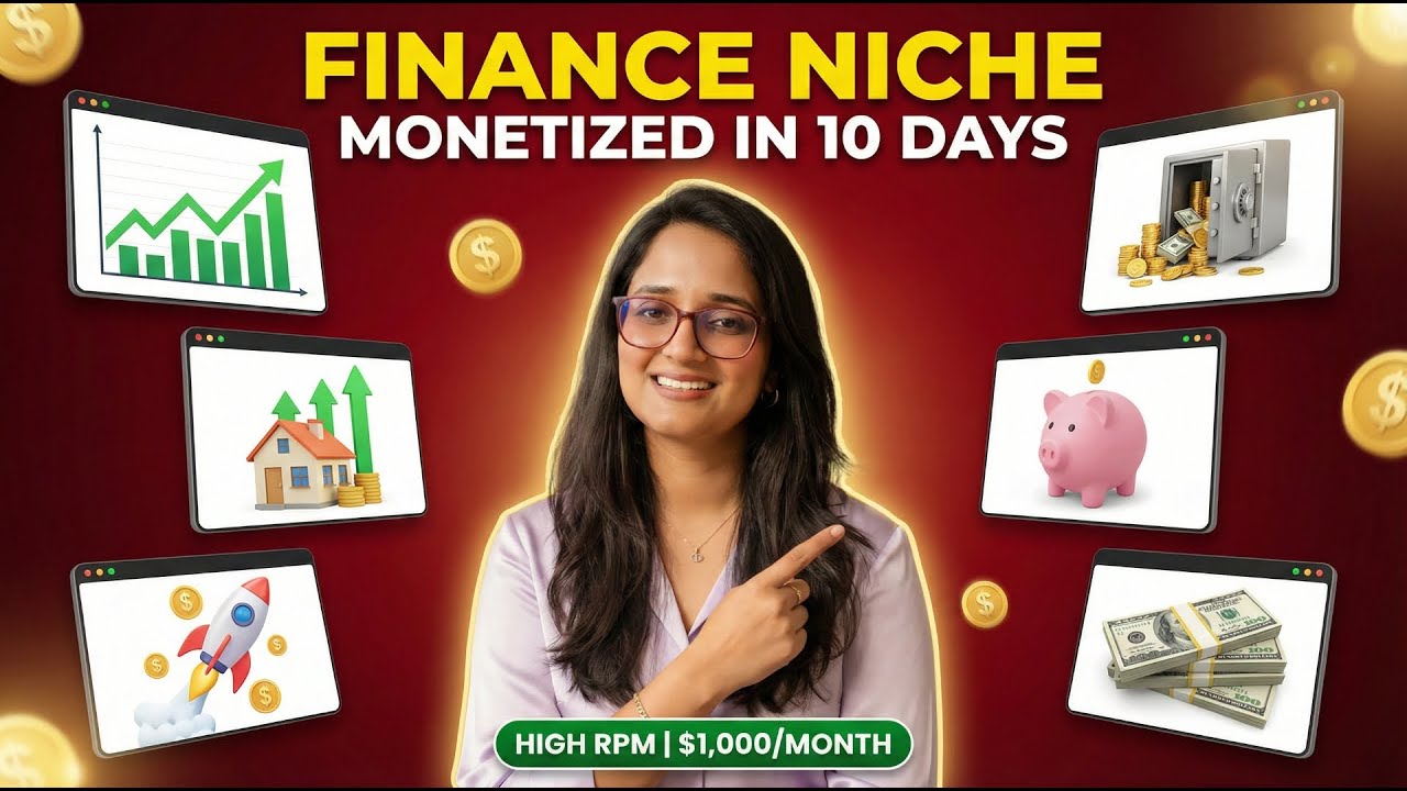 Monetized in 10 Days? Build a Finance YouTube Channel Without Finance Knowledge