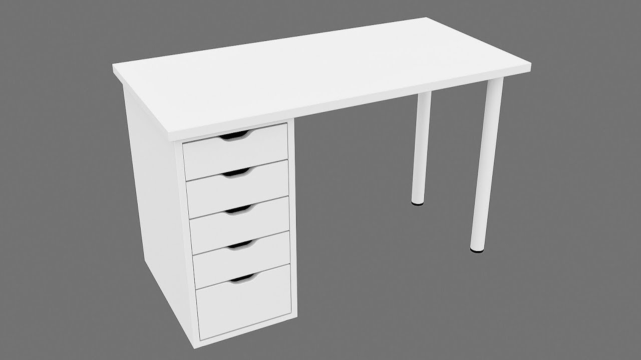 3ds Max FREE Beginner Modeling Tutorial (Office Desk)